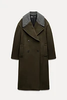 WOOL BLEND COAT ZW COLLECTION