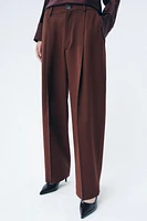 WIDE FIT PANTS WITH DARTS ZW COLLECTION