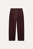 WIDE FIT PANTS WITH DARTS ZW COLLECTION