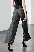 PLAID SASH PANTS ZW COLLECTION