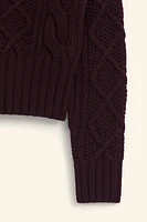 100% WOOL KNIT SWEATER