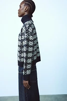 JACQUARD KNIT SWEATER