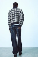 JACQUARD KNIT SWEATER