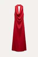 MIDI HALTER DRESS