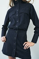 POCKET DENIM DRESS ZW COLLECTION