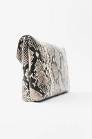 ANIMAL PRINT LEATHER HANDBAG