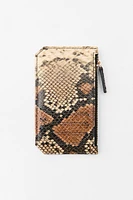 ANIMAL PRINT LEATHER WALLET