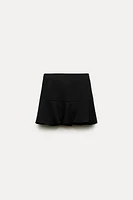 TIE BELTED SKORT