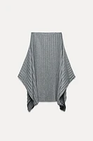 SOFT PLEATED HANDKERCHIEF SKIRT