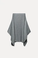 SOFT PLEATED HANDKERCHIEF SKIRT