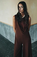 HEAVY COTTON PALAZZO JUMPSUIT