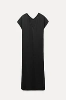 WASHED EFFECT MIDI DRESS