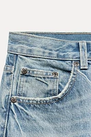 TRF STRAIGHT LEG JEANS WITH A HIGH WAIST