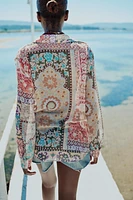 PATCHWORK PRINTED SHIRT