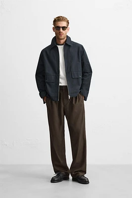 PLEATED JOGGER WAIST PANTS