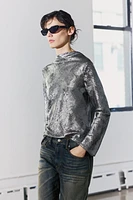 METALLIC TOP ZW COLLECTION