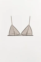 SILK BLEND TRIANGLE BRALETTE