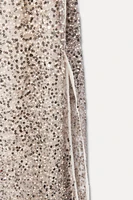 SEQUIN MIDI DRESS