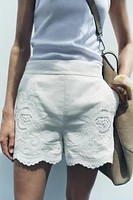 ZW COLLECTION EMBROIDERED SHORTS