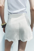 ZW COLLECTION EMBROIDERED SHORTS