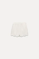 ZW COLLECTION EMBROIDERED SHORTS