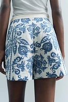 EMBROIDERED SHORTS ZW COLLECTION