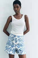 EMBROIDERED SHORTS ZW COLLECTION