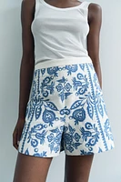 EMBROIDERED SHORTS ZW COLLECTION