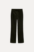 STRAIGHT LEG CORDUROY PANTS ZW COLLECTION