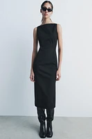 SLEEVELESS MIDI DRESS ZW COLLECTION