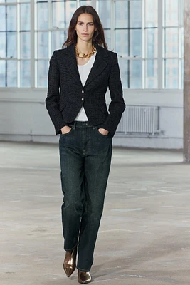 BUTTONED STRUCTURED BLAZER ZW COLLECTION