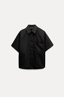 POPLIN POCKET SHIRT