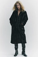 FAUX FUR COAT ZW COLLECTION