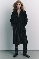 FAUX FUR COAT ZW COLLECTION