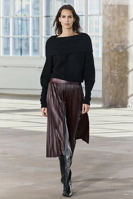 PLEATED MIDI SKIRT ZW COLLECTION