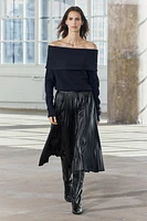 PLEATED MIDI SKIRT ZW COLLECTION