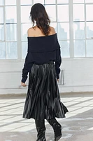 PLEATED MIDI SKIRT ZW COLLECTION