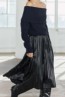 PLEATED MIDI SKIRT ZW COLLECTION