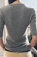 SOFT 100% WOOL T-SHIRT