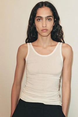 LYOCELL STRAP TANK TOP