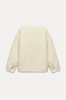 BOUCLÉ SWEATSHIRT