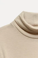 WOOL BLEND TURTLENECK SHIRT