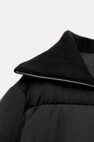 RIB TRIM PADDED ANORAK