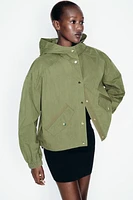 SHORT HOODED JACKET