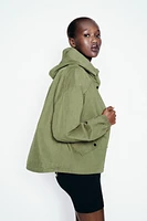 SHORT HOODED JACKET