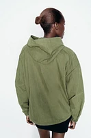 SHORT HOODED JACKET