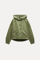 SHORT HOODED JACKET