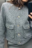 SHORT BOUCLÉ JACKET