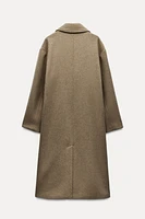 WOOL BLEND OVERSIZED COAT