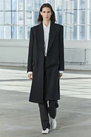 WOOL BLEND OVERSIZE COAT ZW COLLECTION